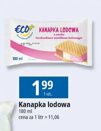 E.Leclerc Kanapka lodowa waniliowo-truskawkowo-kakaowa Eco+ oferta