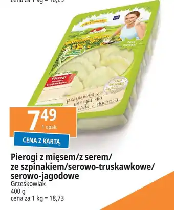 E.Leclerc Pierogi serowo-truskawkowe Grześkowiak oferta