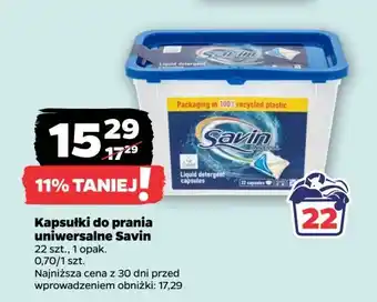 Netto Kapsułki do prania uniwersalne Savin oferta