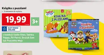 Lidl Książka z puzzlami pszczółka maja oferta