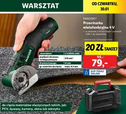 Lidl Przecinarka wielofunkcyjna 4v Parkside oferta