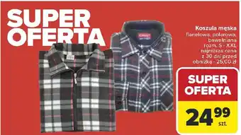 Carrefour Koszula męska polar s-xxl oferta