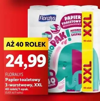 Lidl Papier toaletowy Floralys oferta