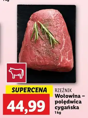 Lidl Polędwica cygańska wołowa Rzeźnik Codzienna Dostawa oferta