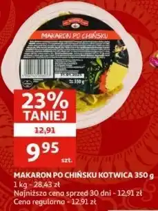Auchan Makaron po chińsku Kotwica oferta