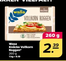 Netto Wasa Knäcke Vollkorn Roggen oferta