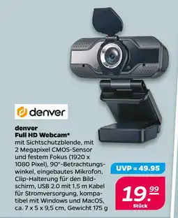 Netto denver Full HD Webcam oferta