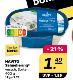 Netto NAVITO Sahnehering oferta