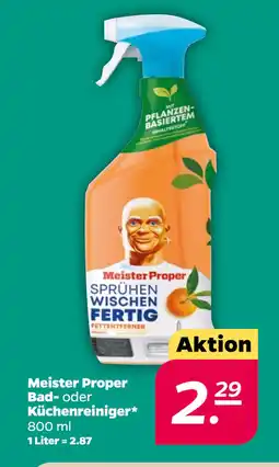 Netto Meister Proper Bad- oder Küchenreiniger oferta