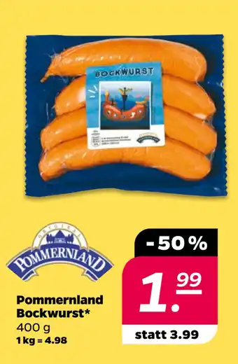 Netto Pommernland Bockwurst oferta