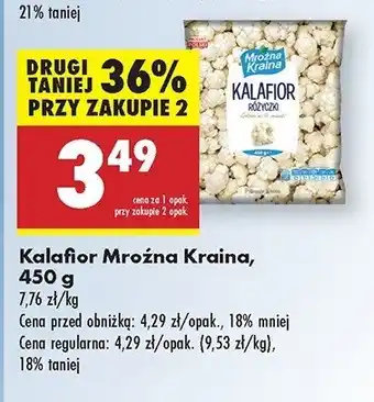 Biedronka Kalafior różyczki Mroźna kraina oferta