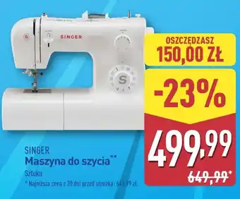 ALDI Maszyna do szycia Singer oferta