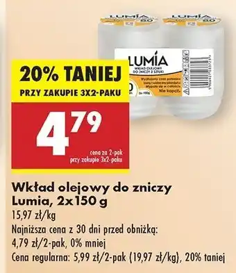 Biedronka Wkład olejowy 60 h Lumia oferta