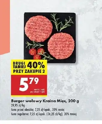 Biedronka Burger Kraina Mięs oferta