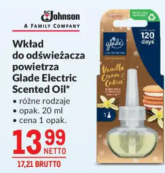 Makro Johnson Wkład do odświeżacza powietrza Glade Electric Scented Oil oferta