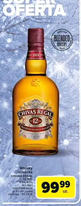 Carrefour Whisky Chivas Regal 12 oferta