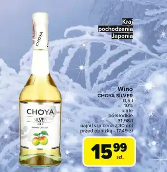 Carrefour Wino Choya Silver oferta