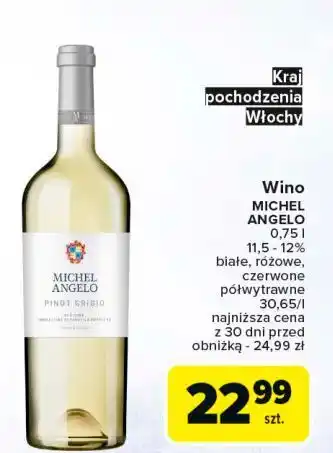 Carrefour Wino Michelangelo Sangiovese oferta