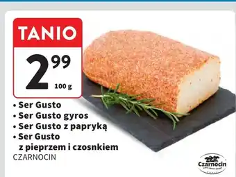 Intermarche Ser gusto z pieprzem i czosnkiem Czarnocin oferta