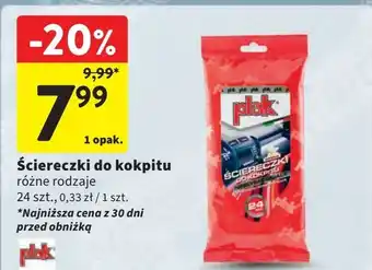 Intermarche Ściereczki do kokpitu nabłyszczające Plak oferta