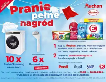 Auchan Proszek do prania kolorowych i ciemnych tkanin E oferta