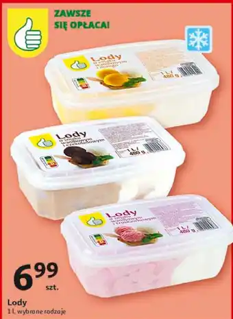 Auchan Lody waniliowo-czekoladowe Podniesiony Kciuk oferta