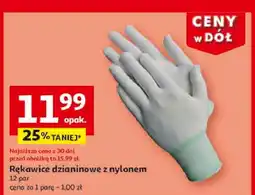 Auchan Rękawice dzianinowe z nylonem oferta