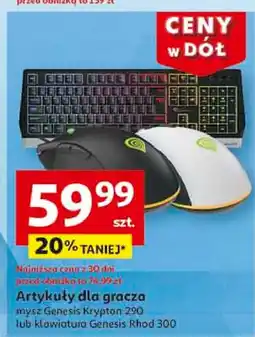 Auchan Klawiatura rhod 300 nkd-1528 Genesis oferta