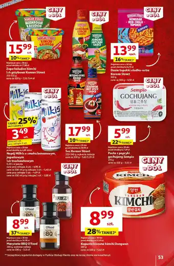 Auchan Danie mushroom kaludon Korean Street oferta