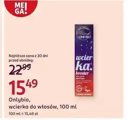 Rossmann Wcierka do włosów OnlyBio oferta