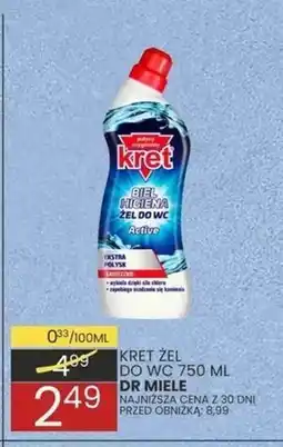 Wafelek kret Biel Higiena Active Żel do WC 750 g oferta