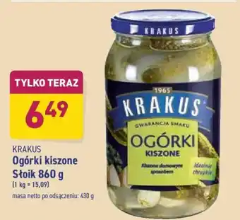 ALDI Ogórki kiszone 860g oferta