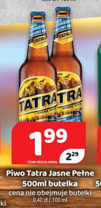 Delfin Piwo Tatra Jasne Pełne 500ml oferta