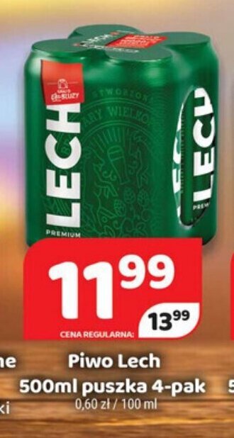 Delfin Piwo Lech 500ml oferta