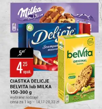 bi1 Ciastka Delicje, Belvita lub Milka 150-300g oferta