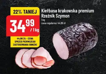 Polomarket Kiełbasa krakowska premium Rzeźnik szymon poleca oferta