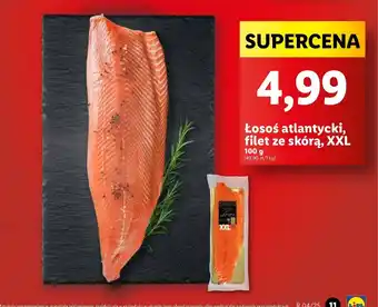 Lidl Łosoś atlantycki xxl filet ze skórą Connoisseur oferta