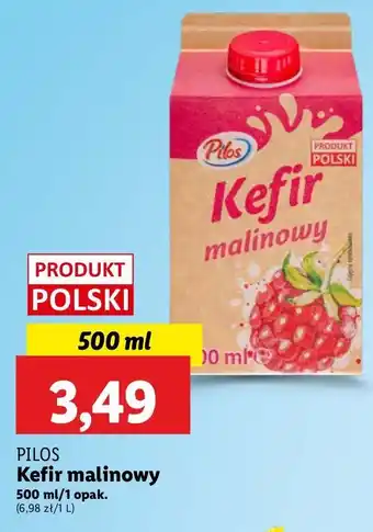 Lidl Kefir malinowy Pilos oferta