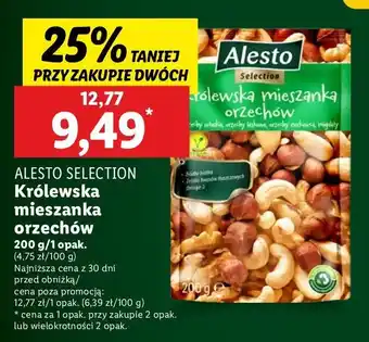 Lidl Mieszanka orzechów królewska Alesto oferta