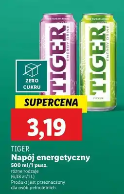 Lidl Napój exotic Tiger Energy Drink oferta