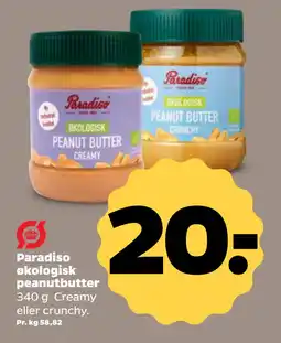 Netto Paradiso økologisk peanutbutter oferta