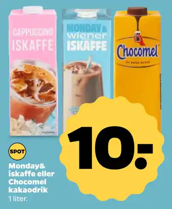 Netto Monday& iskaffe eller Chocomel kakaodrik oferta