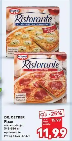 Kaufland Pizza pepperoni salami picante Dr. Oetker Ristorante oferta