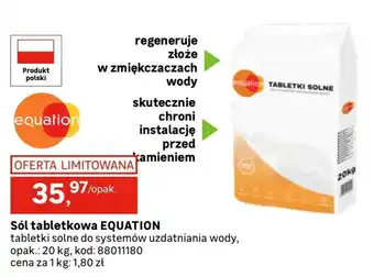 Leroy Merlin Tabletki do uzdatniania wody Equation oferta