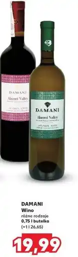 Kaufland Wino Damani Alazani Valley oferta