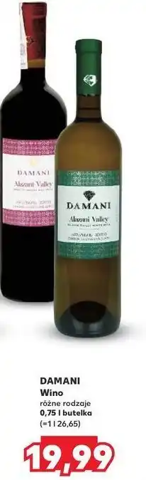 Kaufland Wino Damani Alazani Valley oferta