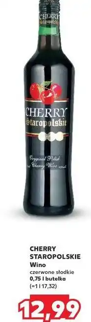 Kaufland Wino Staropolskie Cherry oferta