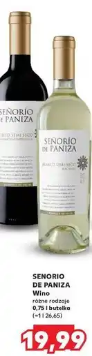 Kaufland Wino Senorio De Paniza Tinto Semi-Seco oferta