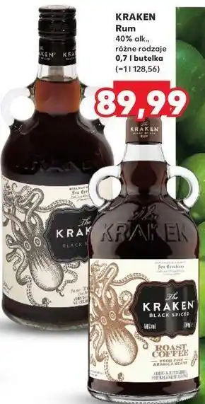 Kaufland Rum The Kraken Black Spiced Roast Coffee oferta