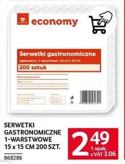 Selgros Serwetki gastronomiczne 1-warstwowe oferta